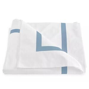 Matouk Hazy Blue 600 Thread Count Milano Cotton Lowell King Duvet Cover
